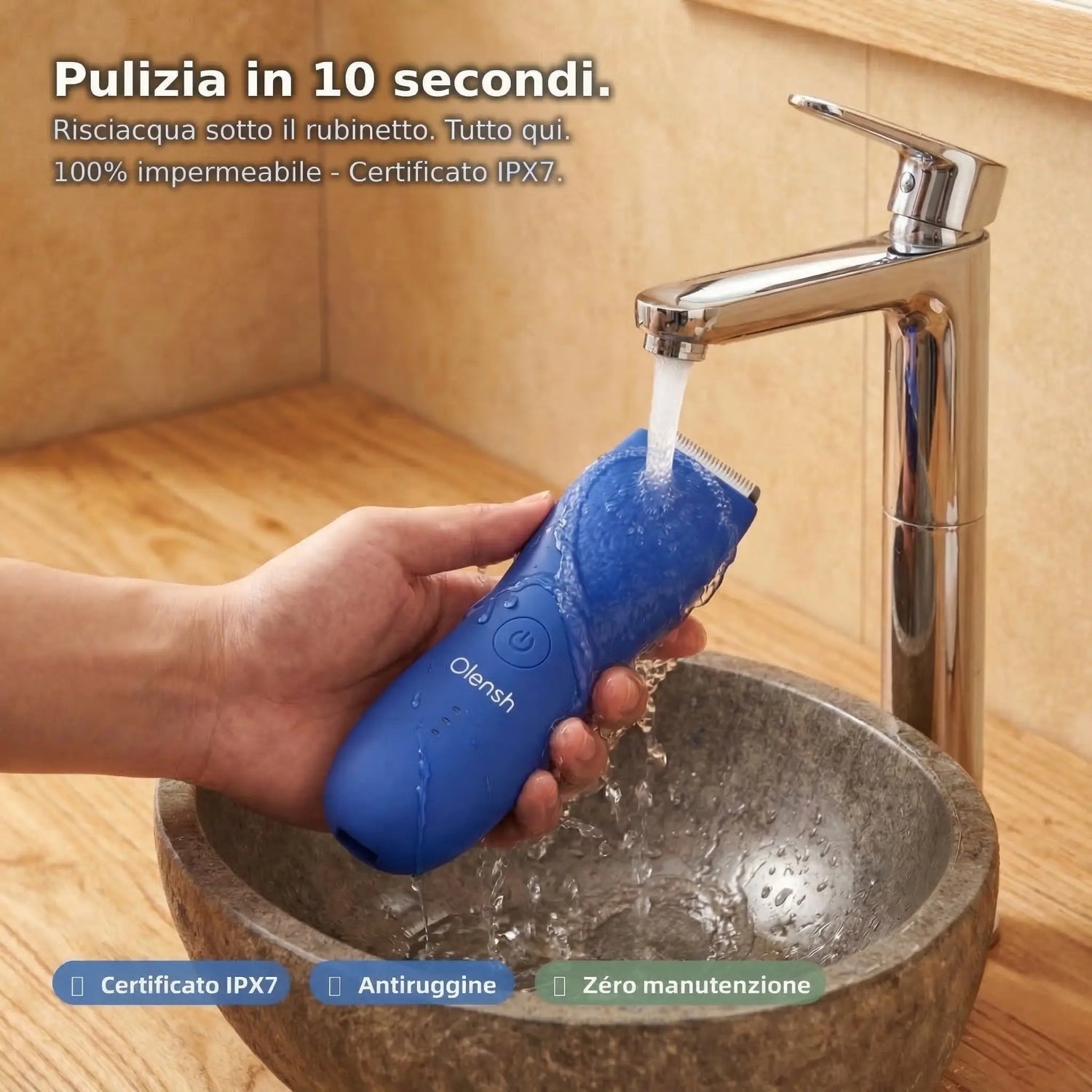 OLENSH™ — Il tagliapeli intimo per le zone sensibili maschili: niente più stress, zero tagli Olensh Italie